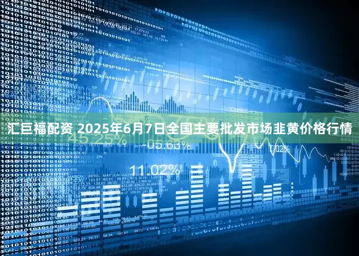 汇巨福配资 2025年6月7日全国主要批发市场韭黄价格行情