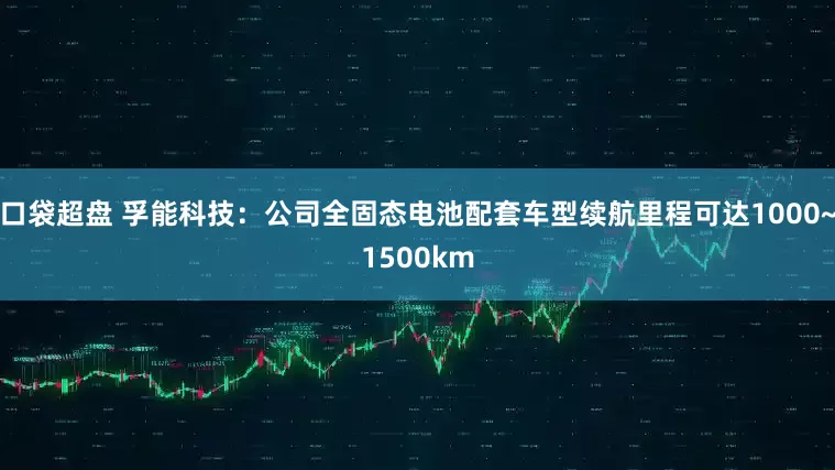 口袋超盘 孚能科技：公司全固态电池配套车型续航里程可达1000~1500km