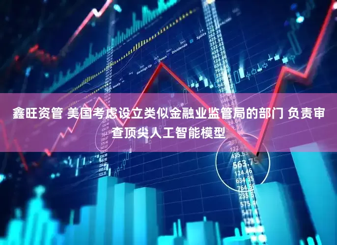 鑫旺资管 美国考虑设立类似金融业监管局的部门 负责审查顶尖人工智能模型